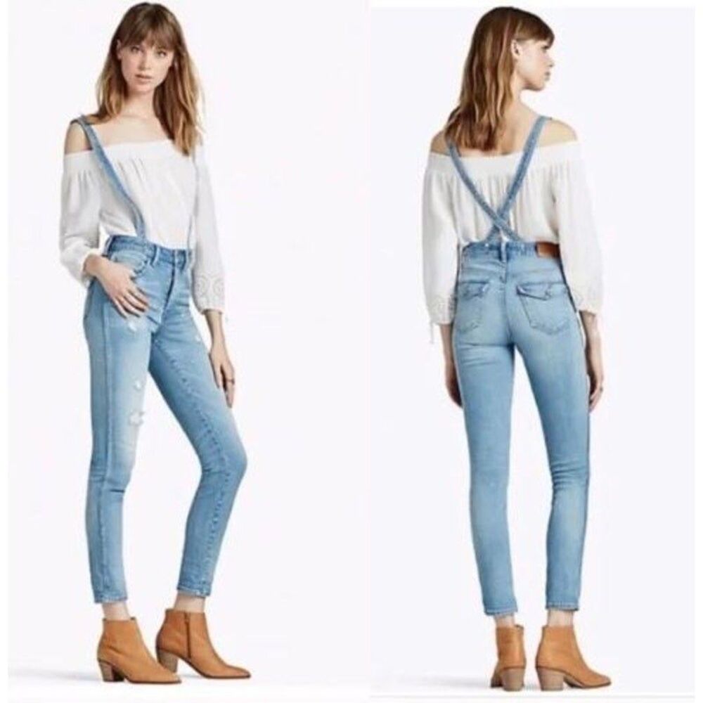 Lucky Brand Overall Tomboy Distressed Size 24 / 00
